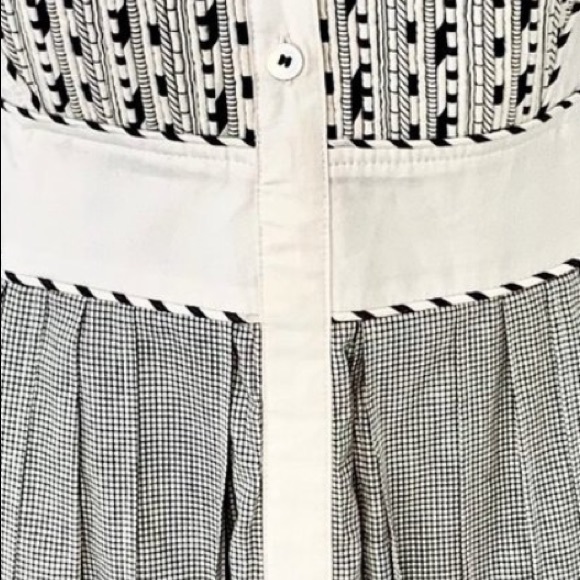 Zac Posen 8 Embroidered Sleeveless Sundress Khaki - Picture 3 of 12